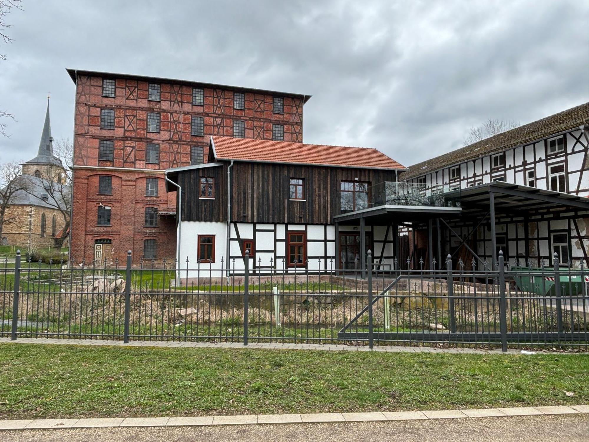 Ferienwohnung An Der Dreyse-Muehle Soemmerda Exterior photo
